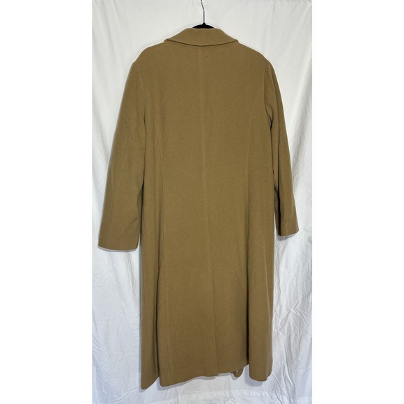 Lands End USA‎ Camel Long Wool button up winter Coat womens size 16W F12 - Picture 6 of 6